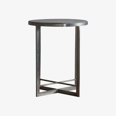 Olivia's Gallery Interiors Necton Side Table in Silver
