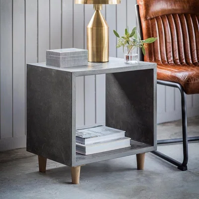 Olivia's Hudson Living Bergen Scandi Cube Side Table