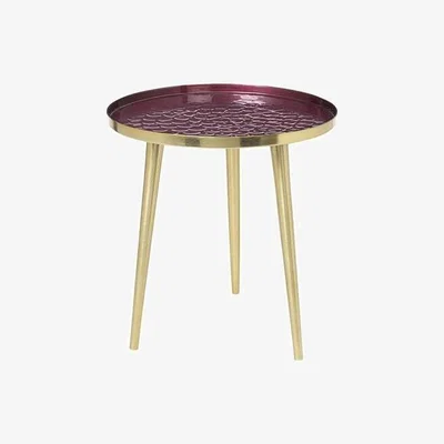 Olivia's Broste Copenhagen Jelva Brass And Rhodo Side Table / Large
