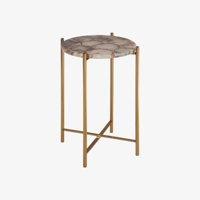 Olivia's Olivia's Natural Agate Side Table