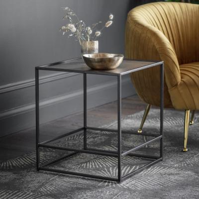 Olivia's Gallery Direct Hadston Side Table Antique Gold | Outlet
