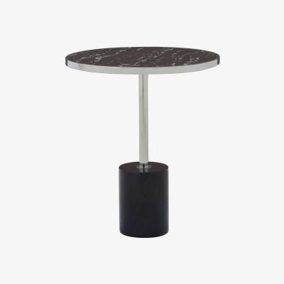 Olivia's Olivia's Opal Side Table Black Marble / Black Marble
