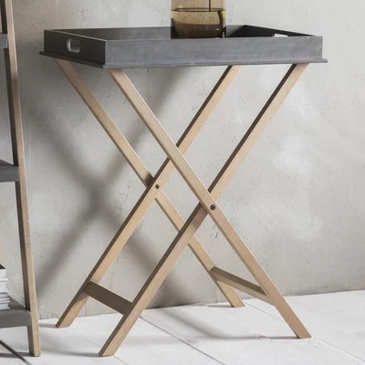 Olivia's Hudson Living Kipling Butlers Tray Concrete Side Table