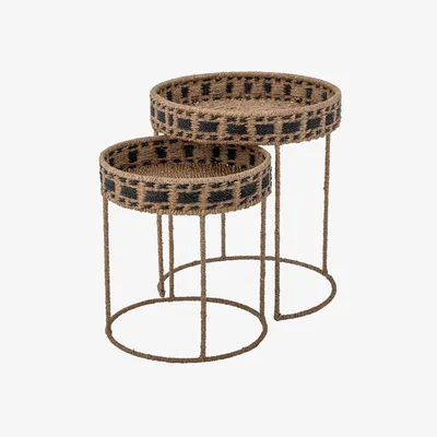Olivia's Bloomingville Nore Tray Table in Brown