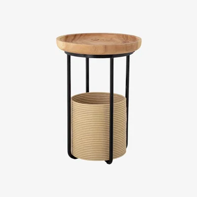 Olivia's Bloomingville Hitti Sidetable in Suar Wood