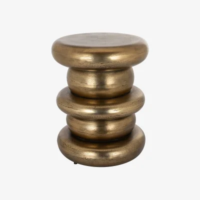 Olivia's Richmond Interiors Ela Gold Side Table