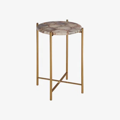 Olivia's Olivia's Natural Agate Side Table | Outlet
