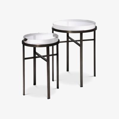 Olivia's Eichholtz Hoxton Side Table Set Of 2 Bronze