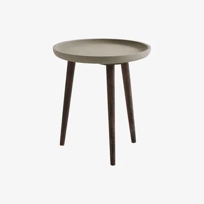 Olivia's Fuhrhome Grey / Brown Zagreb Side Table