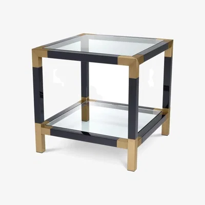 Olivia's Eichholtz Royalton Side Table in Brushed Brass Finish