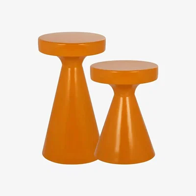 Olivia's Richmond Interiors Kimble Side Table in Orange / Large