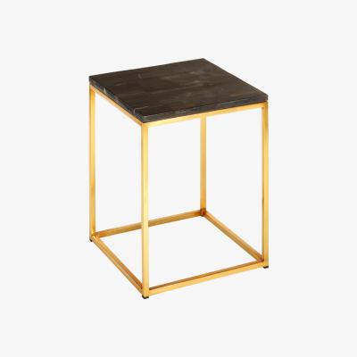 Olivia's Olivia's Riley Side Table Dark Petrified Wood