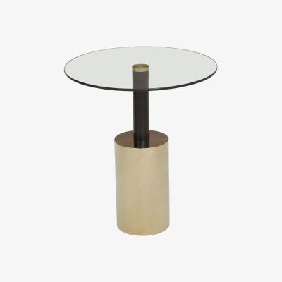 Olivia's Olivia's Olive End Table in Black & Gold