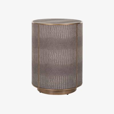 Olivia's Richmond Classio Brushed Gold Side Table