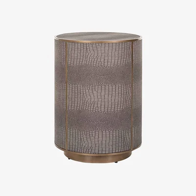 Olivia's Richmond Classio Brushed Gold Side Table
