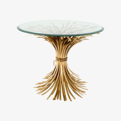 Olivia's Eichholtz Bonheur Side Table Antique Gold Finish