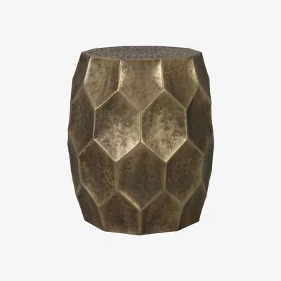 Olivia's Light & Living Kalan Side Table Antique Gold