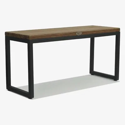 Olivia's Skyline Nautic Brown Rectangular Outdoor Side Table