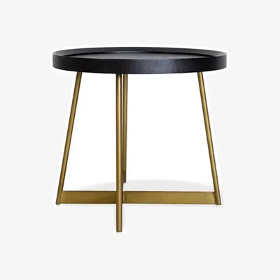Olivia's Tommy Franks Lane Oak Side Table in Smoke Gold