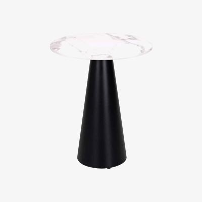 Olivia's Richmond Degas White And Black Side Table