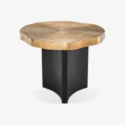 Olivia's Eichholtz Thousand Oaks Side Table in Brass Finish