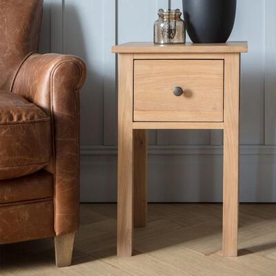 Olivia's Gallery Direct Hadlow Side Table Oak