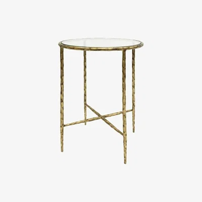 Olivia's Libra Patterdale Aged Champagne Side Table