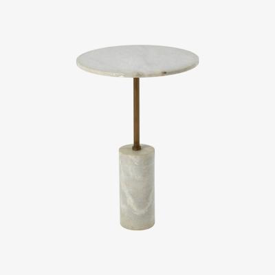 Olivia's Olivia's Rany Side Table White / White
