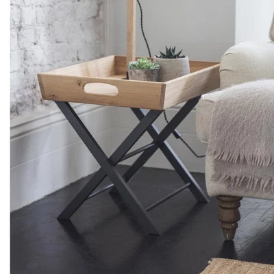 Olivia's Garden Trading Butlers Side Table Oak