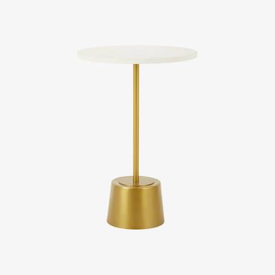 Olivia's Olivia's Robin Round Side Table - Gold Base / Gold