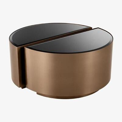 Olivia's Eichholtz Astra Brushed Copper Side Table
