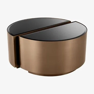 Olivia's Eichholtz Astra Brushed Copper Side Table