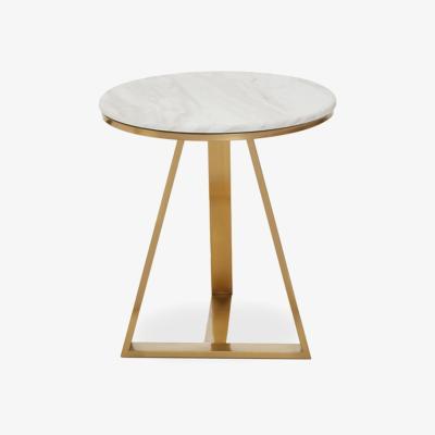 Olivia's Olivia's April Gold Round Side Table