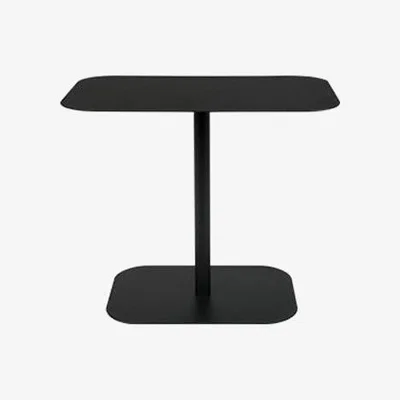 Olivia's Zuiver Snow Rectangle Side Table / Black / Rectangle