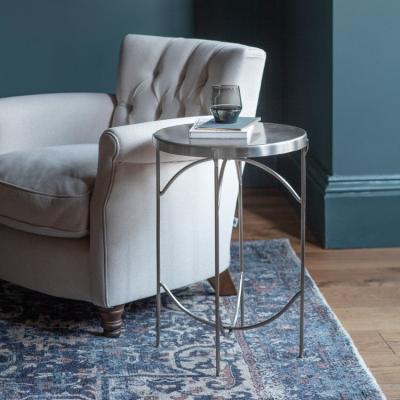 Olivia's Gallery Direct Limerick Nickel Side Table