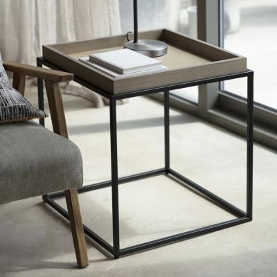 Olivia's Gallery Direct Forden Tray Side Table Grey | Outlet