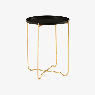 Olivia's Olivia's Black Iron Top Side Table