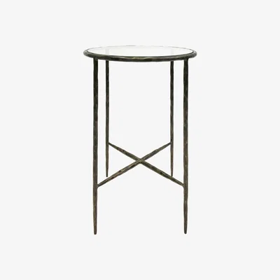 Olivia's Libra Patterdale Side Table Dark Bronze Finish