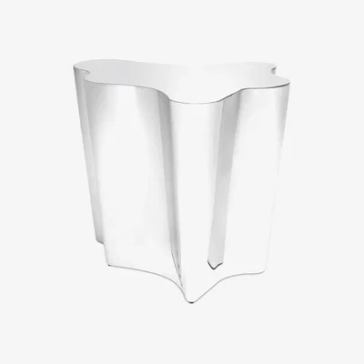 Olivia's Eichholtz Sceptre Side Table in Polished Stainless Steel
