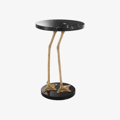 Olivia's Eichholtz Lagoon Side Table in Polished Brass