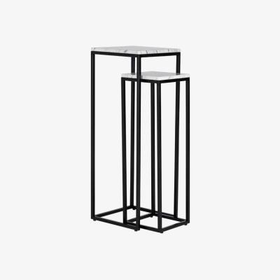 Olivia's Richmond Lexington Set of 2 White Side Table