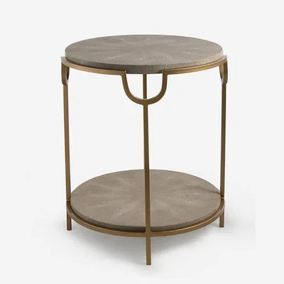 Olivia's Andrew Martin Katia Side Table Cream