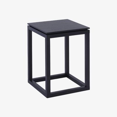 Olivia's Gillmore Cordoba Black Stained Oak Veneer Side Table / Small