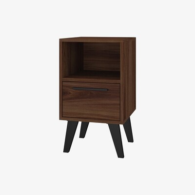 Out & Out Original Aspen Oak Side Table With Drawer