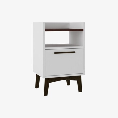 Out & Out Original Nova White Side Table
