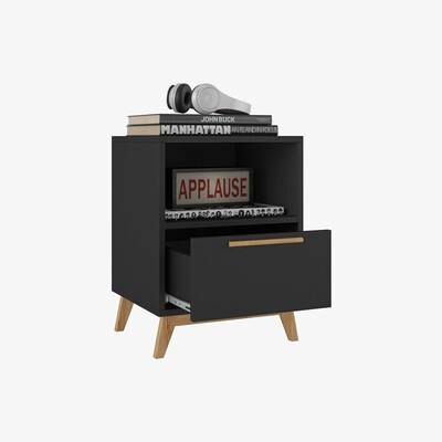 Out & Out Original Dakota Black Side Table