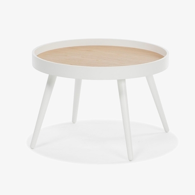 Out & Out Original Amsterdam – White Round Side Table