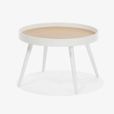 Out & Out Original Amsterdam – White Round Side Table