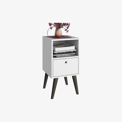 Out & Out Original Savannah White Side Table