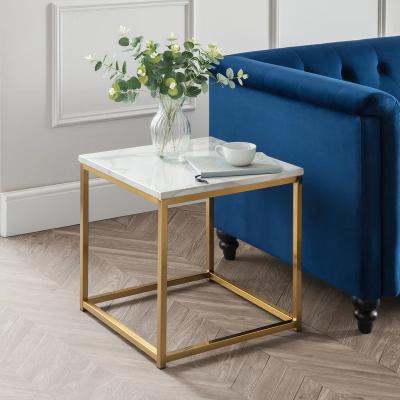 Downtown Julian Bowen Scala Lamp Table - Gold